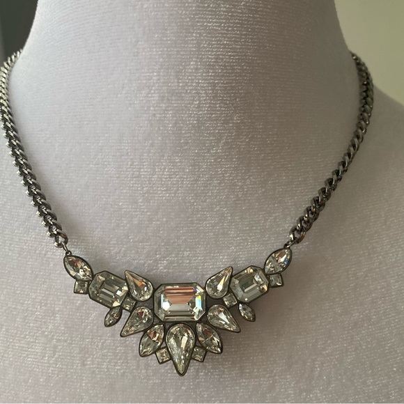 Swarovski Crystal Cluster Necklace - Picture 1 of 3